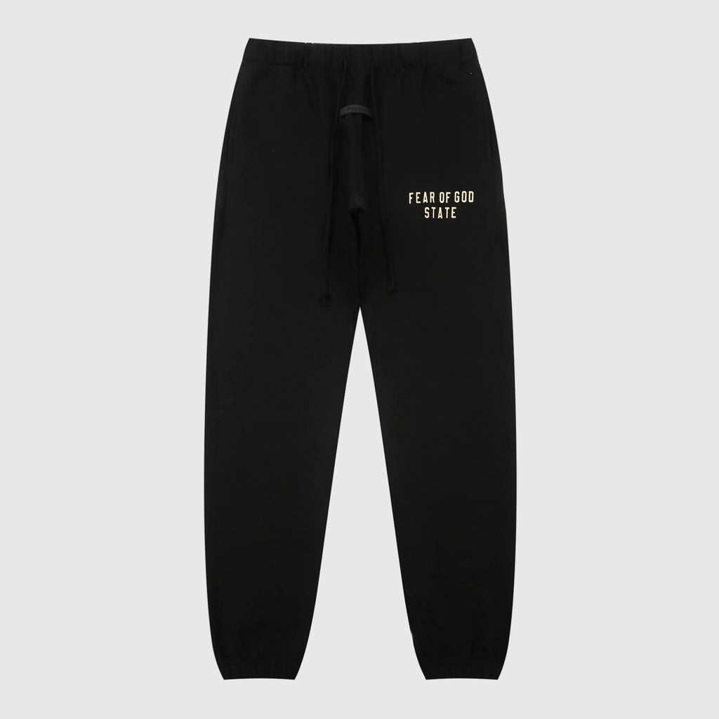 Essentials Black Relaxed Street Sweatpants – Everyday Comfort Joggers