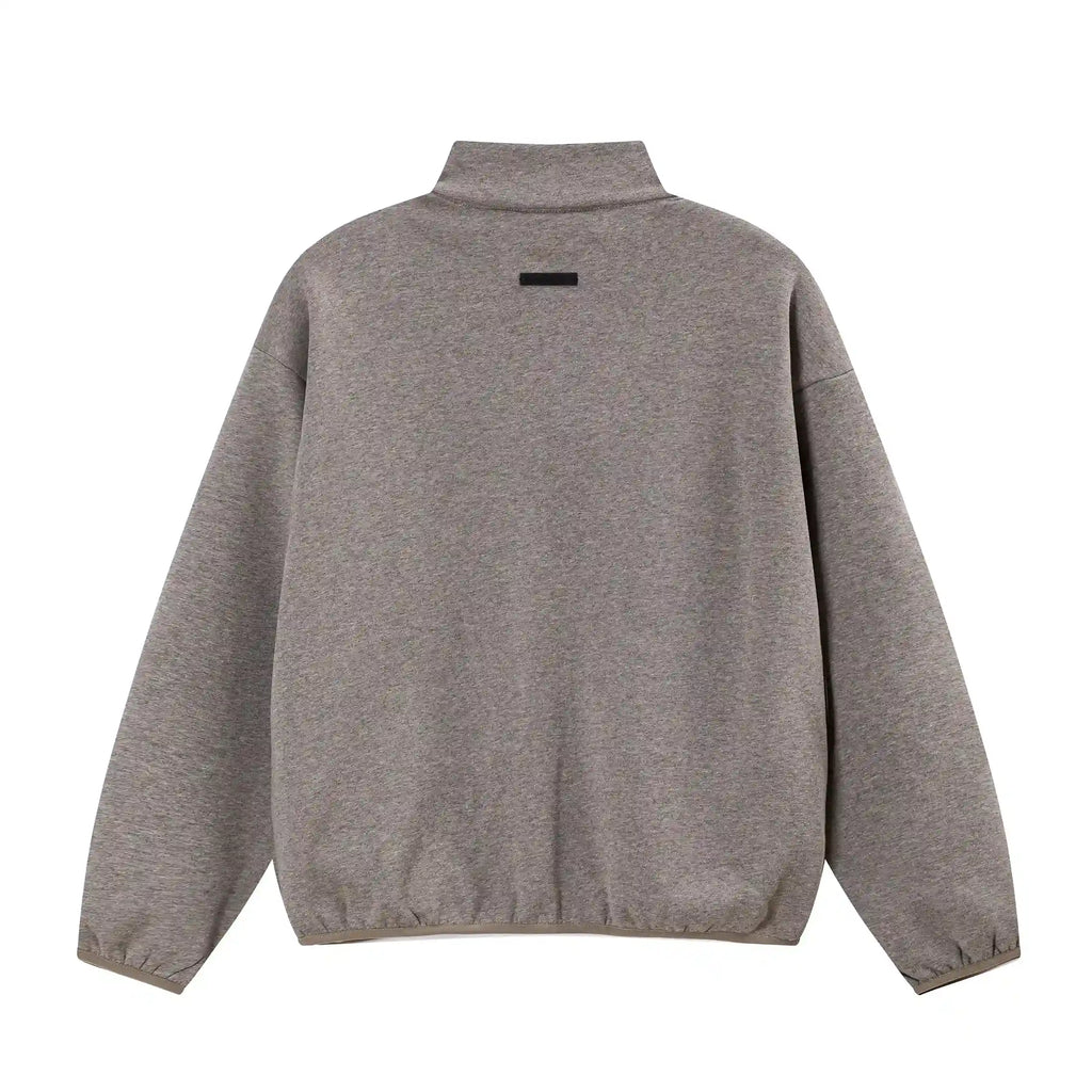 Fear of God ESSENTIALS Gray Stone Modern Fleece Track Jacket