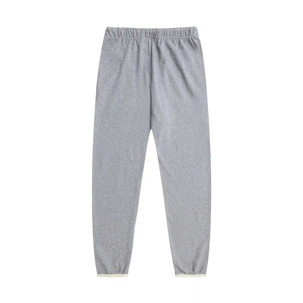 Essentials Dark Heather Oatmeal Relaxed Fleece Sweatpants – Everyday Comfort Joggers