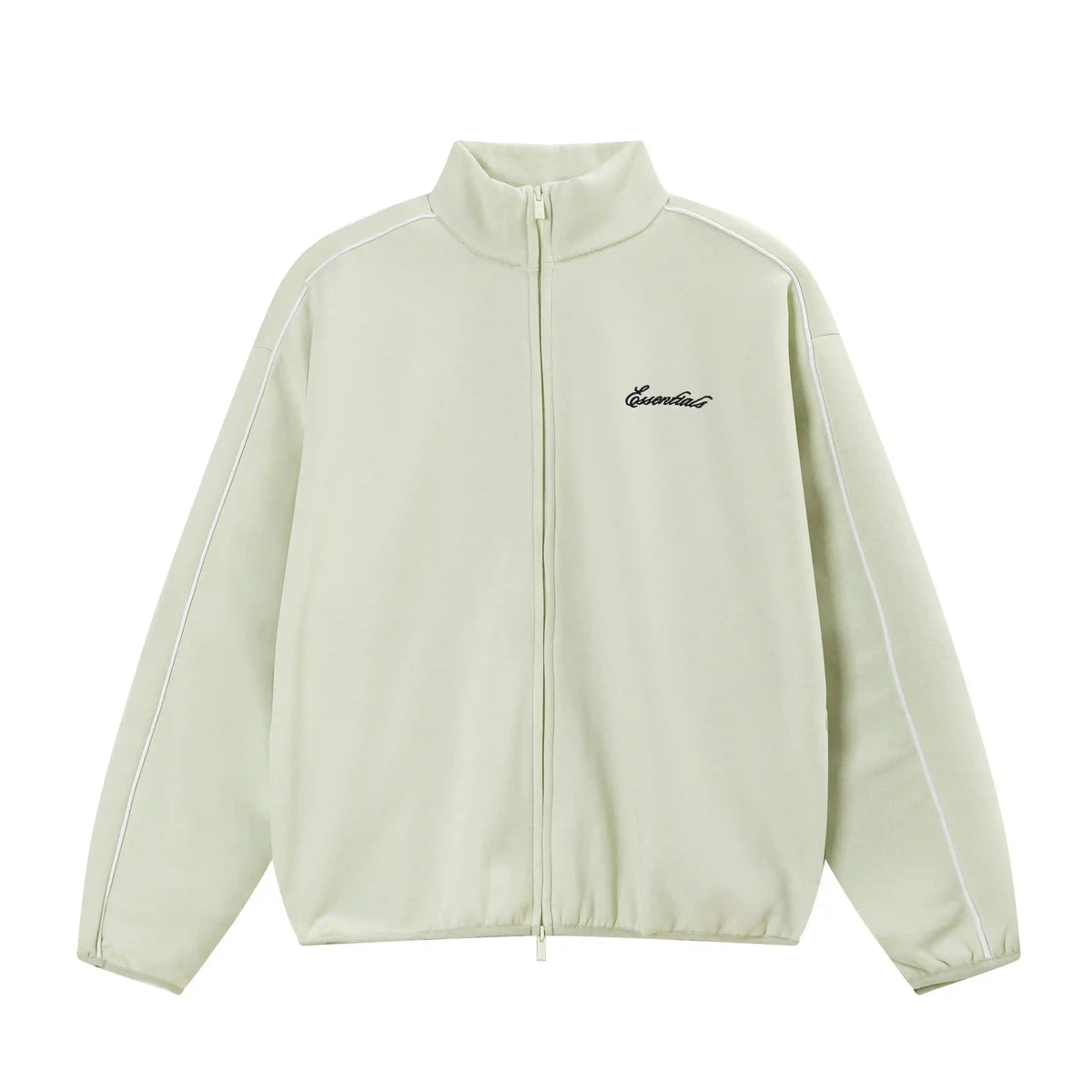 Fear of God ESSENTIALS Matcha Green Modern Fleece Track Jacket