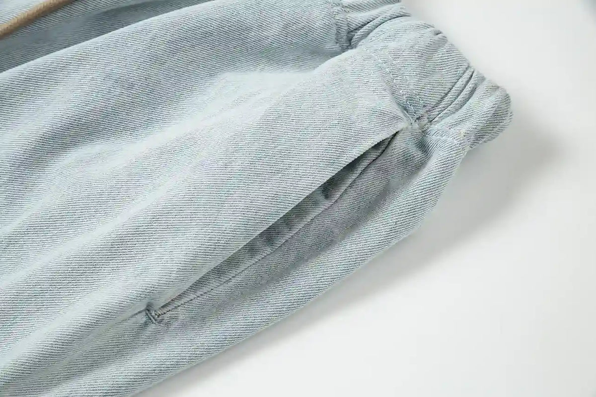 Essentials Denim Blue Relaxed Pants by Fear of God – Everyday Streetwear Comfort