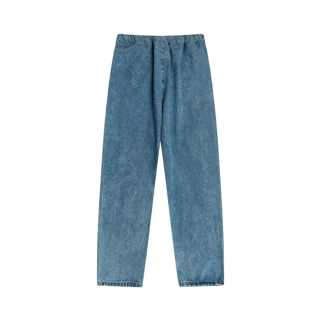 Essentials Denim Blue Relaxed Pants by Fear of God – Casual Streetwear Comfort