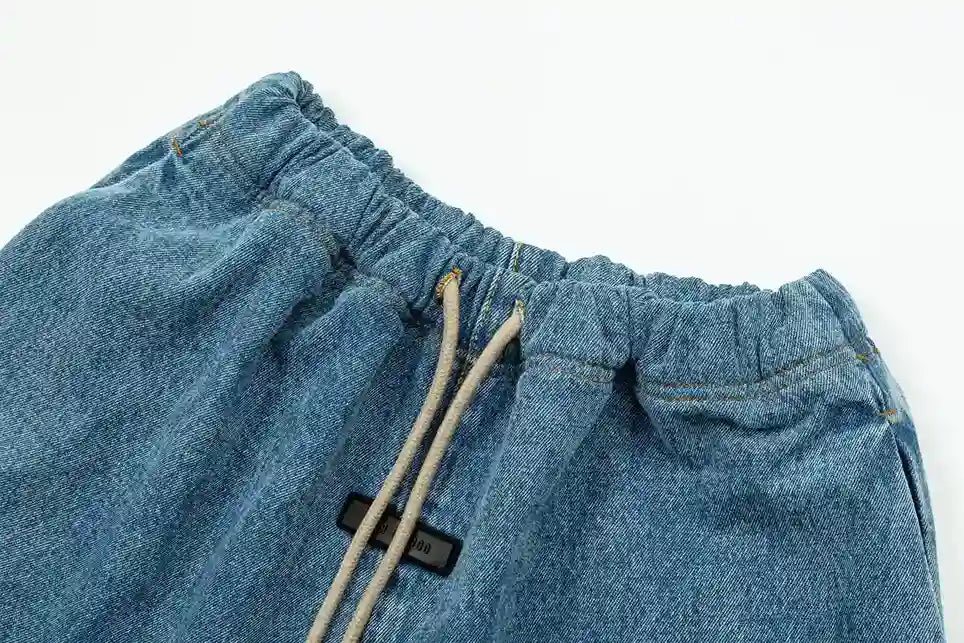 Essentials Denim Blue Relaxed Pants by Fear of God – Casual Streetwear Comfort