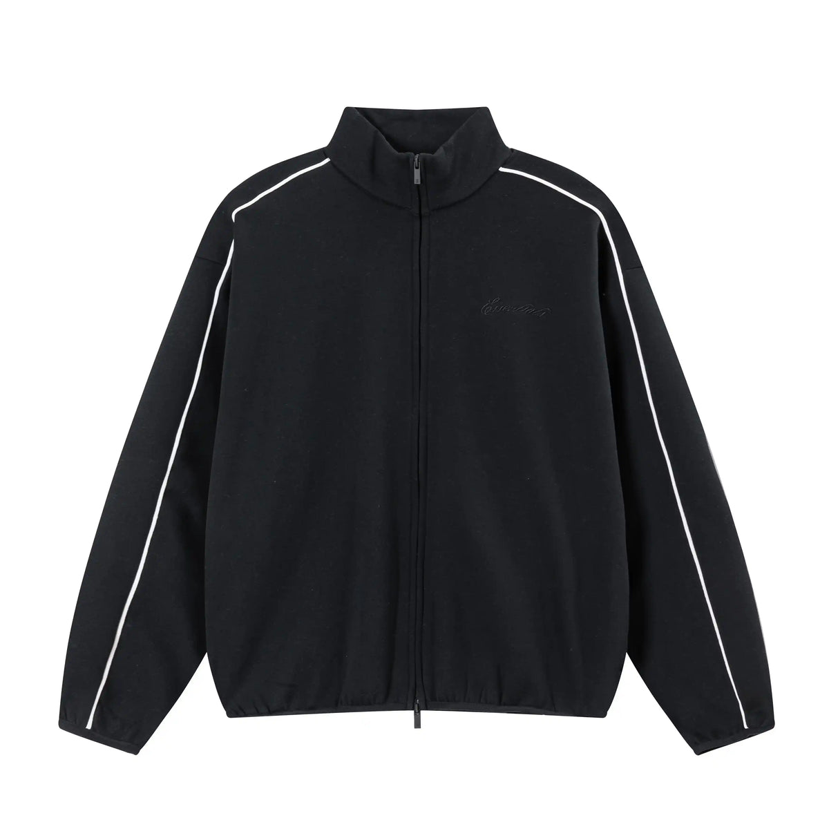 Fear of God ESSENTIALS BLACK Modern Fleece Track Jacket