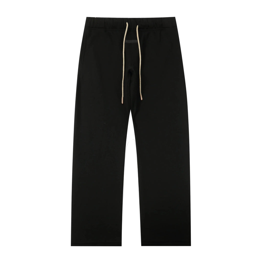 Essentials Black Street Fleece Sweatpants – Casual Everyday Joggers