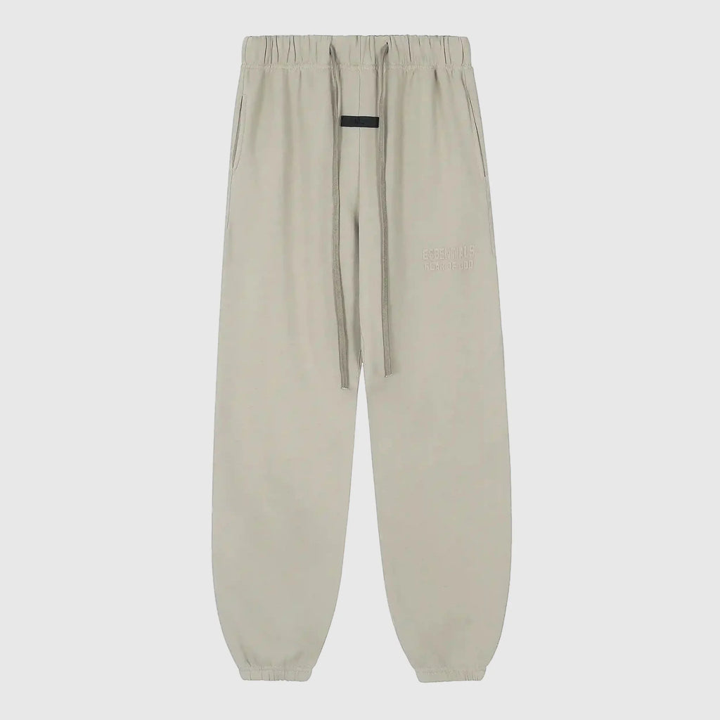 Essentials Heathered Grey Relaxed Street Sweatpants – Everyday Comfort Joggers