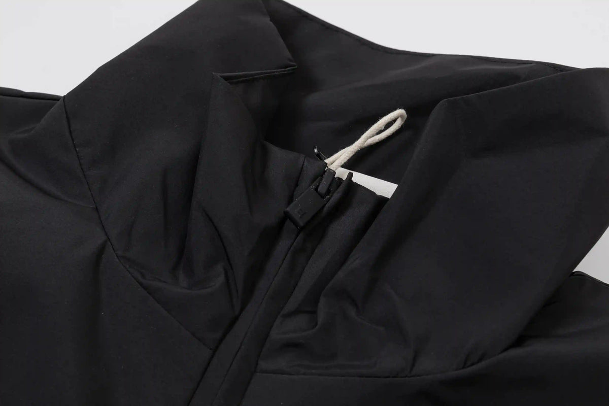 Fear of God Black Sporty Nylon Half Zip