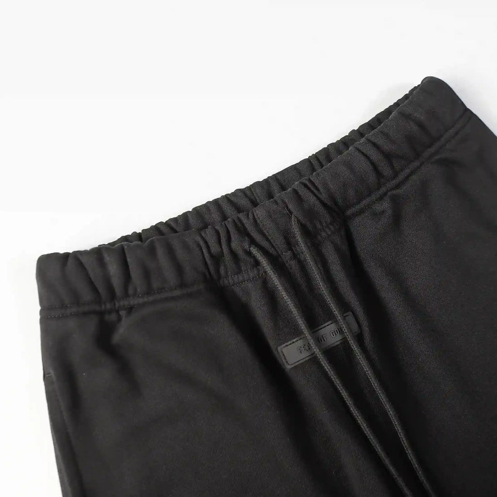 Essentials Black Classic Fleece Sweatpants – Everyday Comfort Joggers