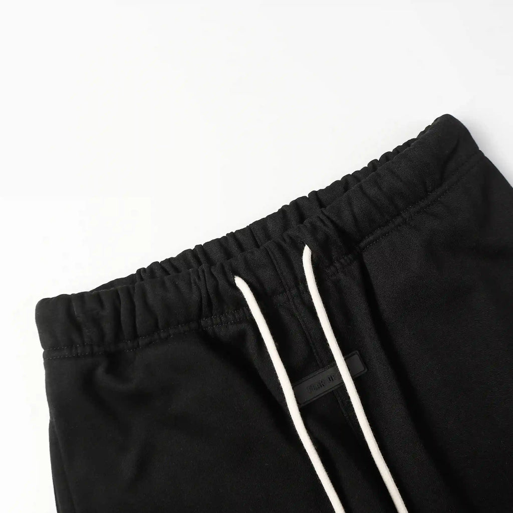 Essentials Black Core Elevated Street Fleece Sweatpants – Everyday Comfort Joggers