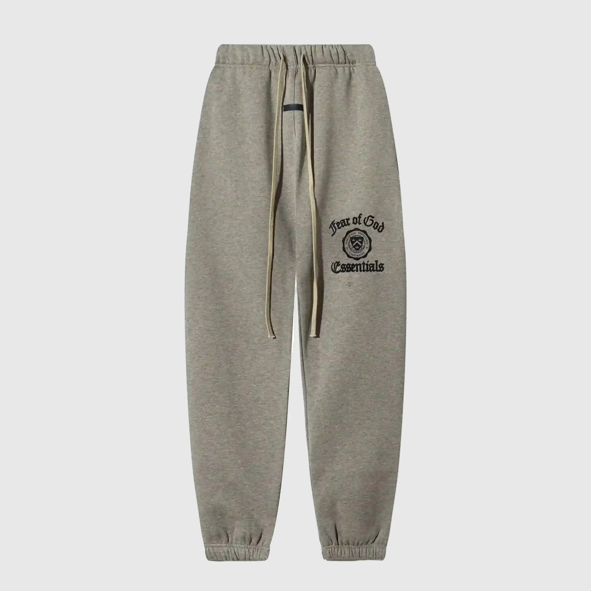 Essentials Heathered Grey Elevated Street Fleece Sweatpants – Everyday Comfort Joggers