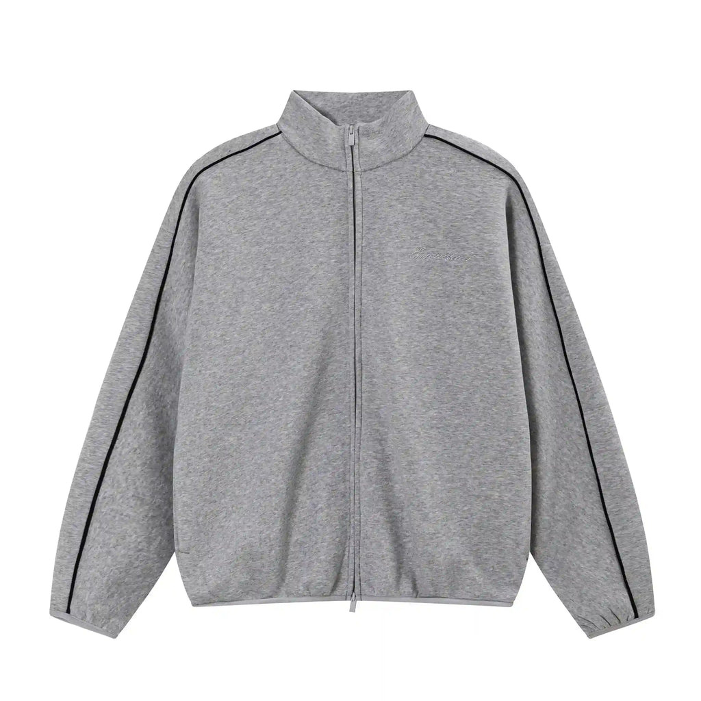 Fear of God ESSENTIALS Cloudy Gray Modern Fleece Track Jacket