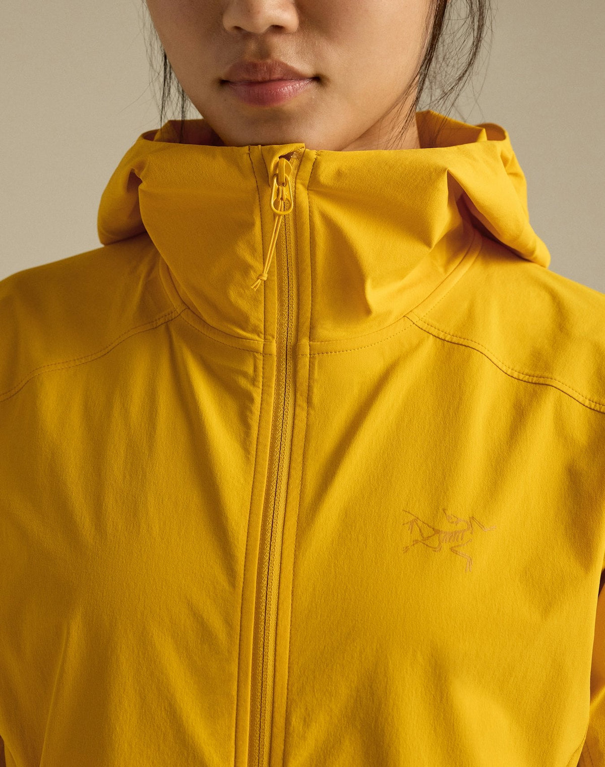 Arc'teryx Gamma Lightweight Hoody Women's Yellow Softshell Windproof Outdoor Jacket