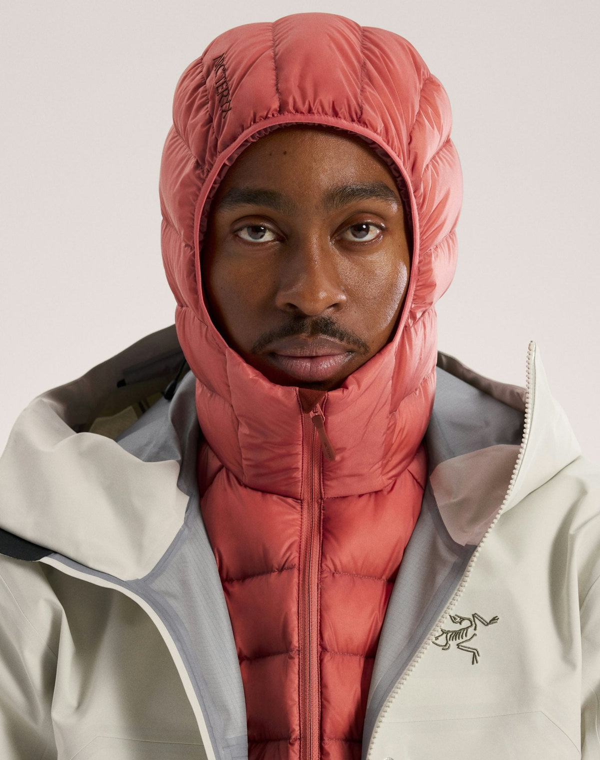 Arc'teryx Cerium Hoody Men's Down Jacket "Stone Red" 850 Fill Power Warm Outdoor Winter Coat