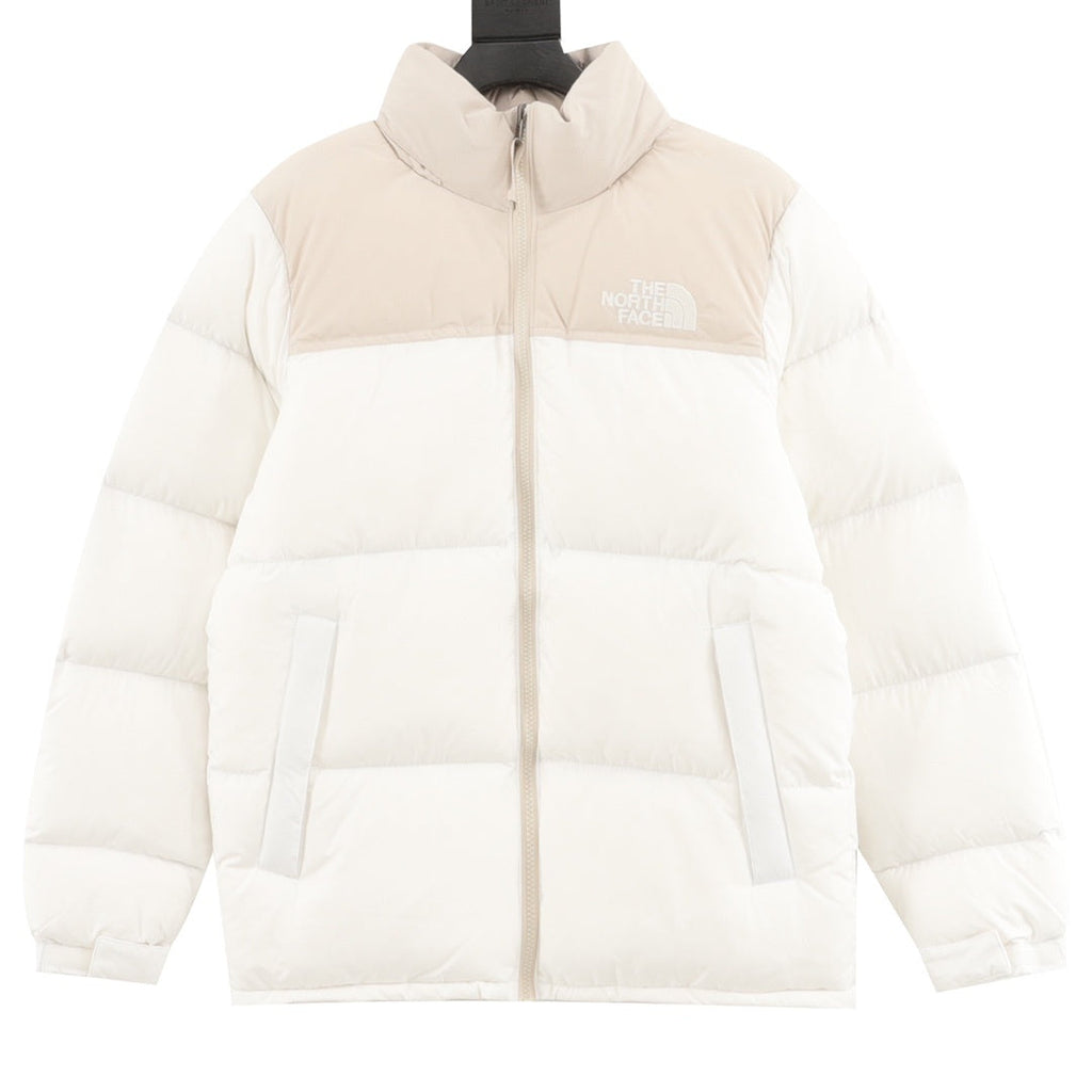 The North Face 1996 Retro Nuptse Series "Cream White" Men Stand Collar Puffer Down Jacket