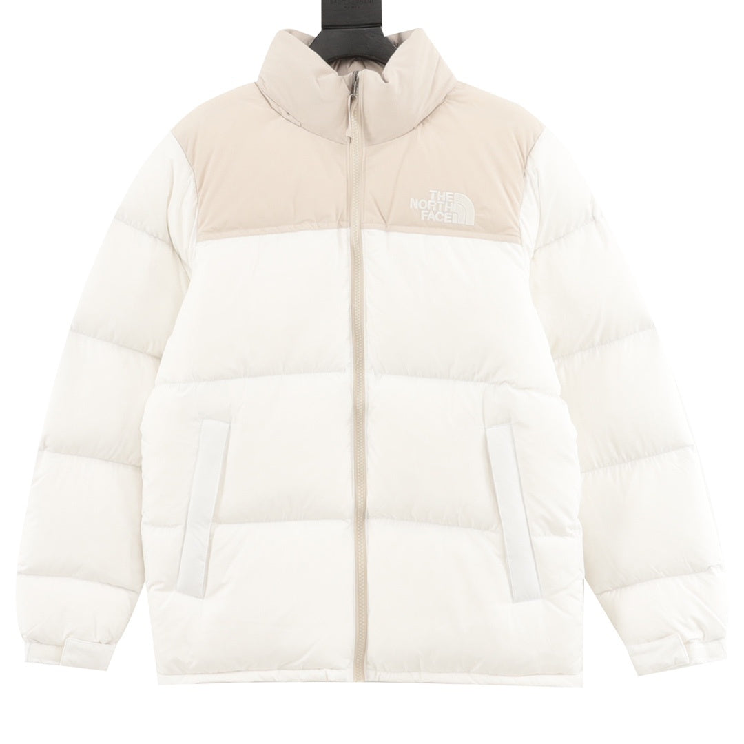 The North Face 1996 Retro Nuptse Series "Cream White" Men Stand Collar Puffer Down Jacket