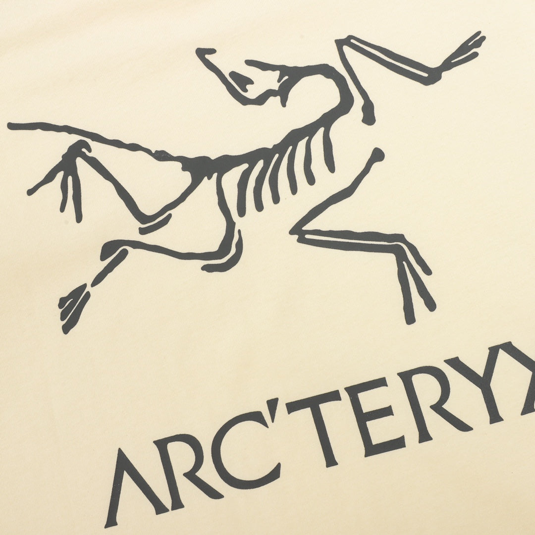 Arc'teryx Big Logo Series Crew Neck Long Sleeve T-Shirt "Cream"