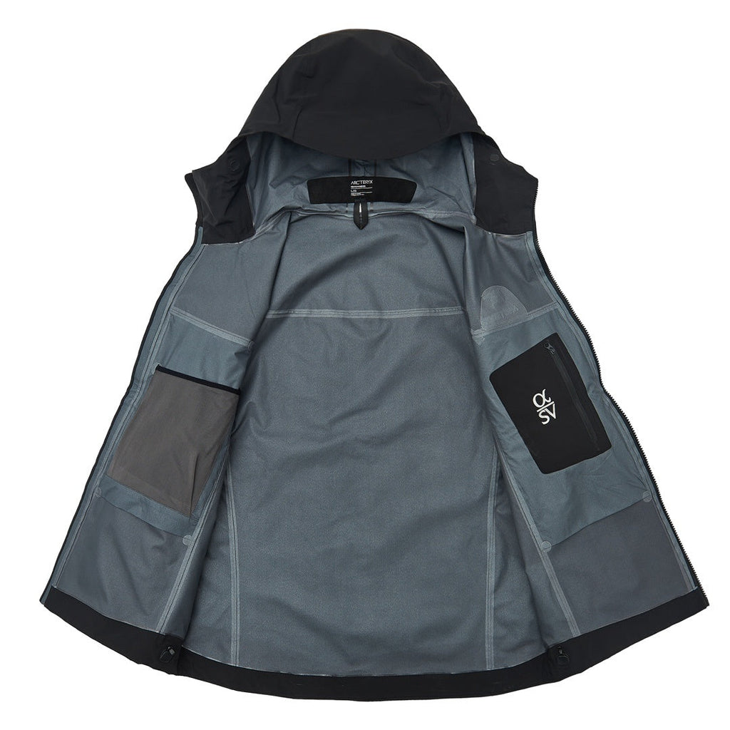 Arc'teryx Alpha SV Series Men's Waterproof Hard Shell Jacket "Black"