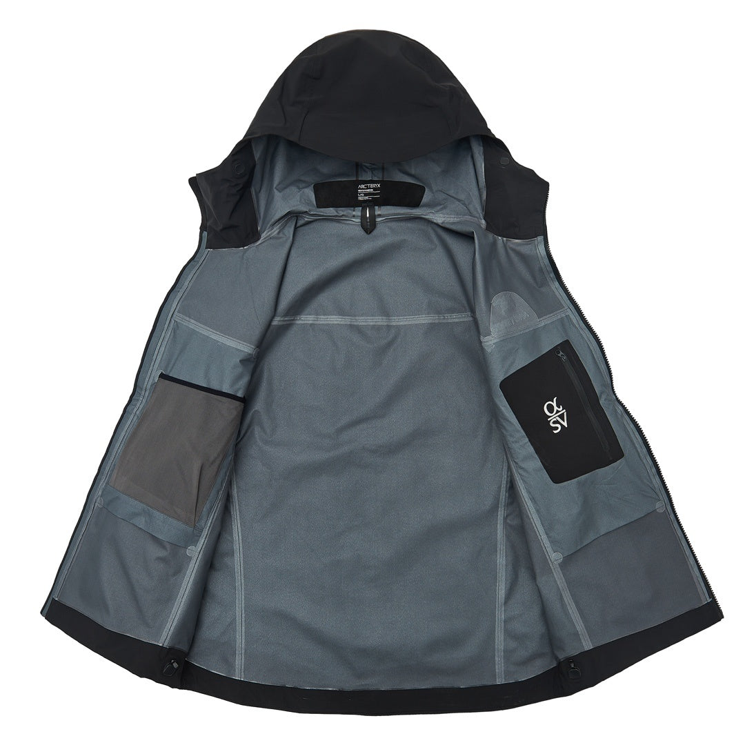 Arc'teryx Alpha SV Series Men's Waterproof Hard Shell Jacket "Black"