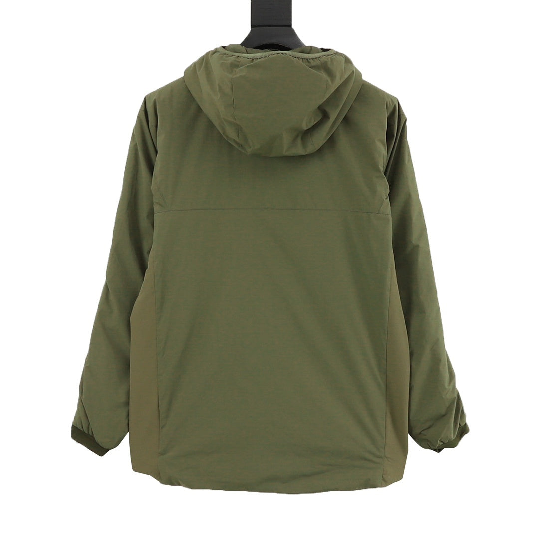 Arc'teryx Atom Series Men's Hooded Insulated Outdoor Jacket in "Dark Green"