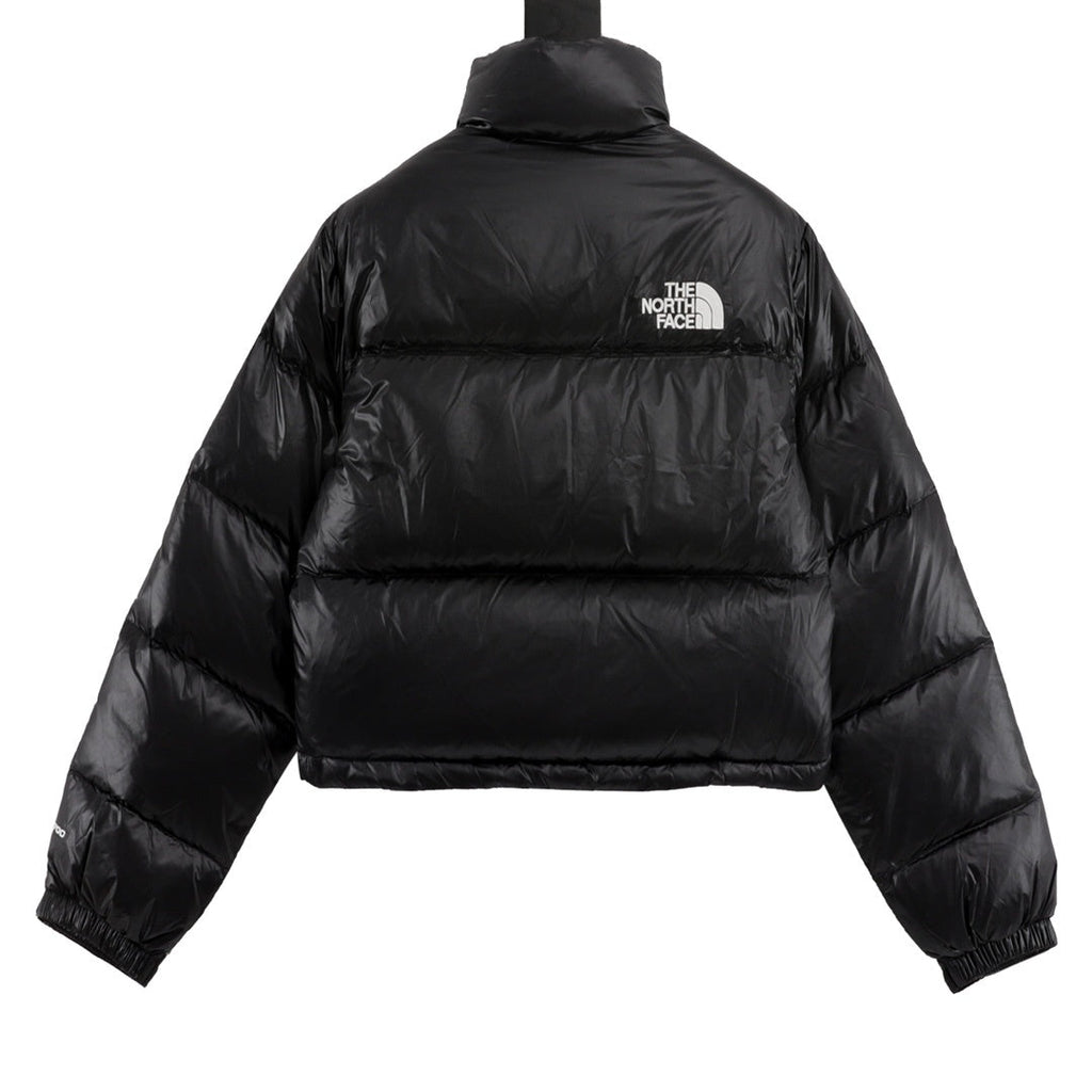 The North Face 1996 Retro Nuptse Cropped Puffer Jacket "Black" Women Winter Short Down Coat