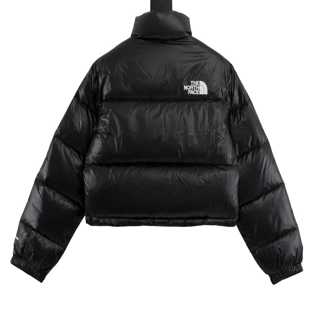 The North Face 1996 Retro Nuptse Cropped Puffer Jacket "Black" Women Winter Short Down Coat