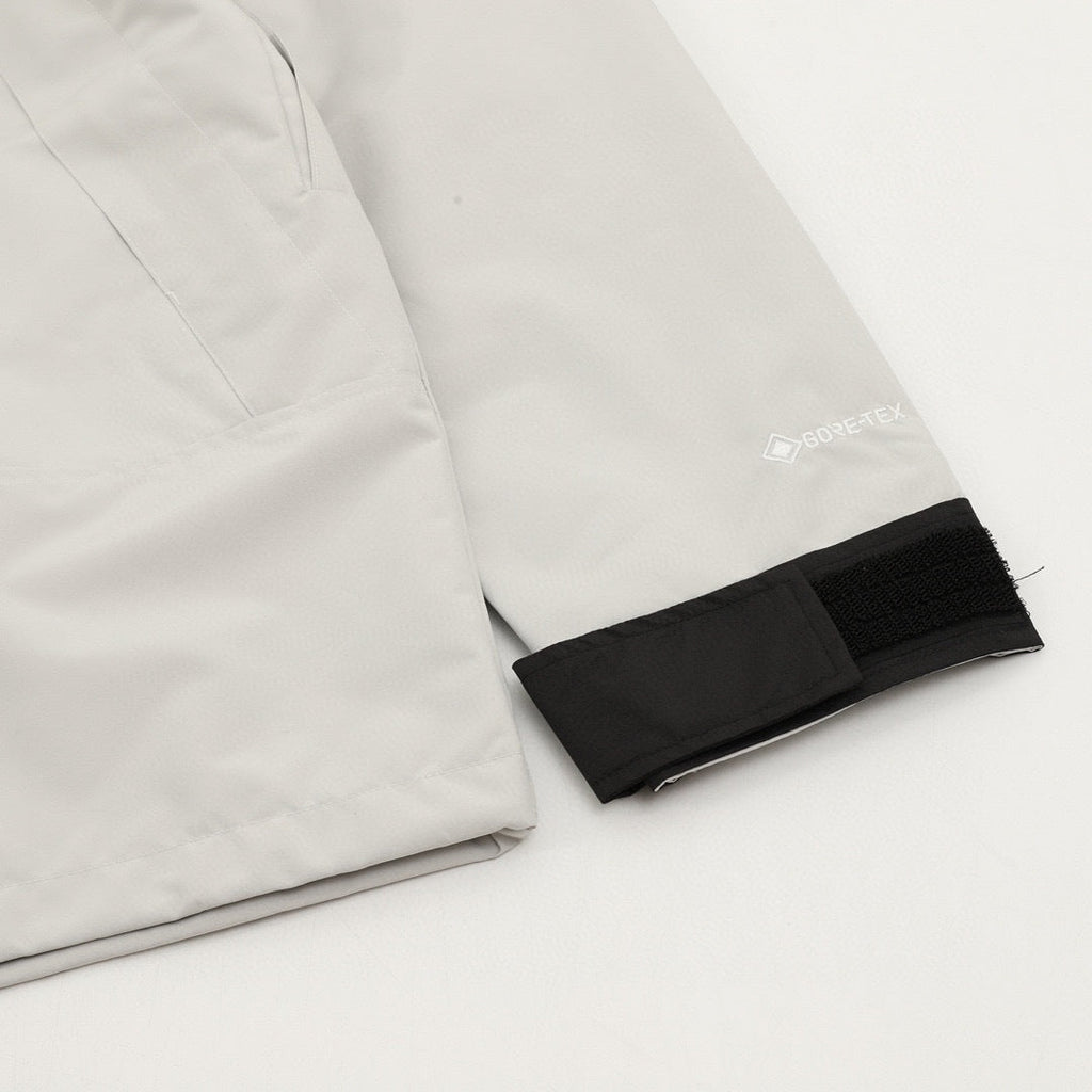 The North Face Mountain Series "Light Gray Black" Men Gore-Tex Waterproof Hooded Hard Shell Jacket