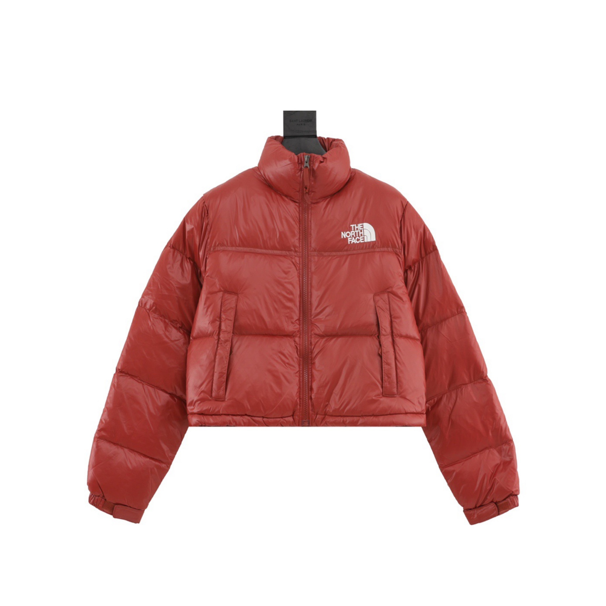 The North Face Women Crop Puffer Down Jacket "Brick Red"