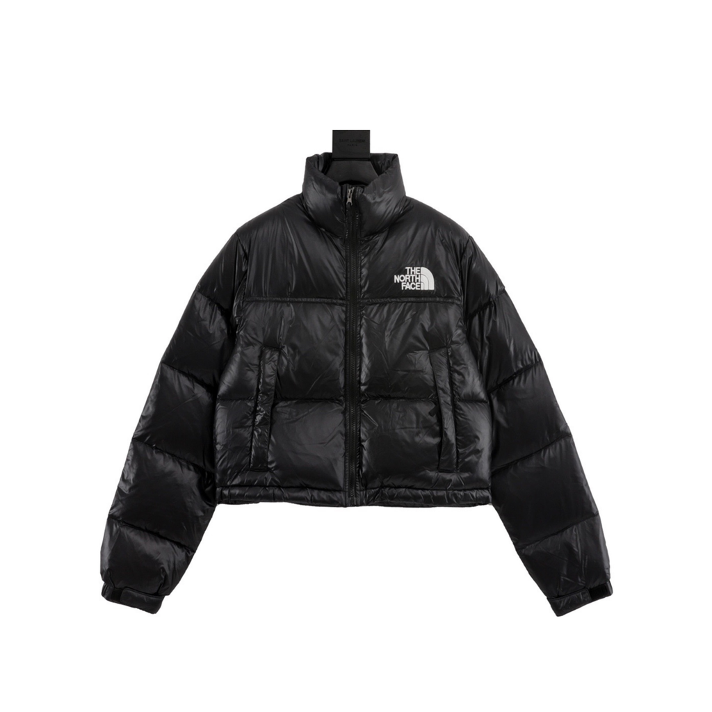 The North Face 1996 Retro Nuptse Cropped Puffer Jacket "Black" Women Winter Short Down Coat