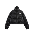 The North Face 1996 Retro Nuptse Cropped Puffer Jacket "Black" Women Winter Short Down Coat