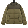 The North Face 1996 Retro Nuptse Series "Olive Green" Men Stand Collar Puffer Down Jacket