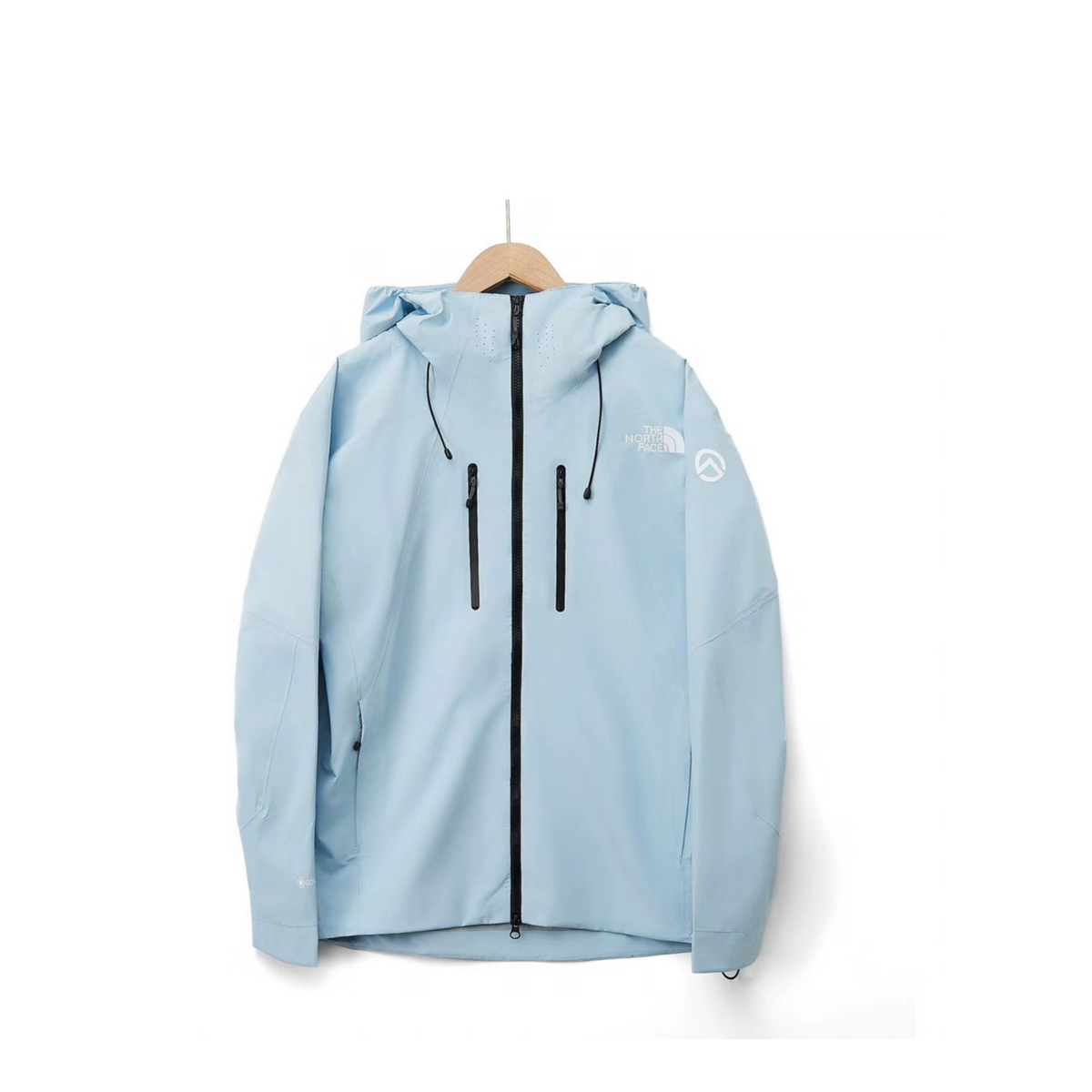 The North Face Summit Series "Light Blue" Men Gore-Tex Hooded Waterproof Hard Shell Jacket