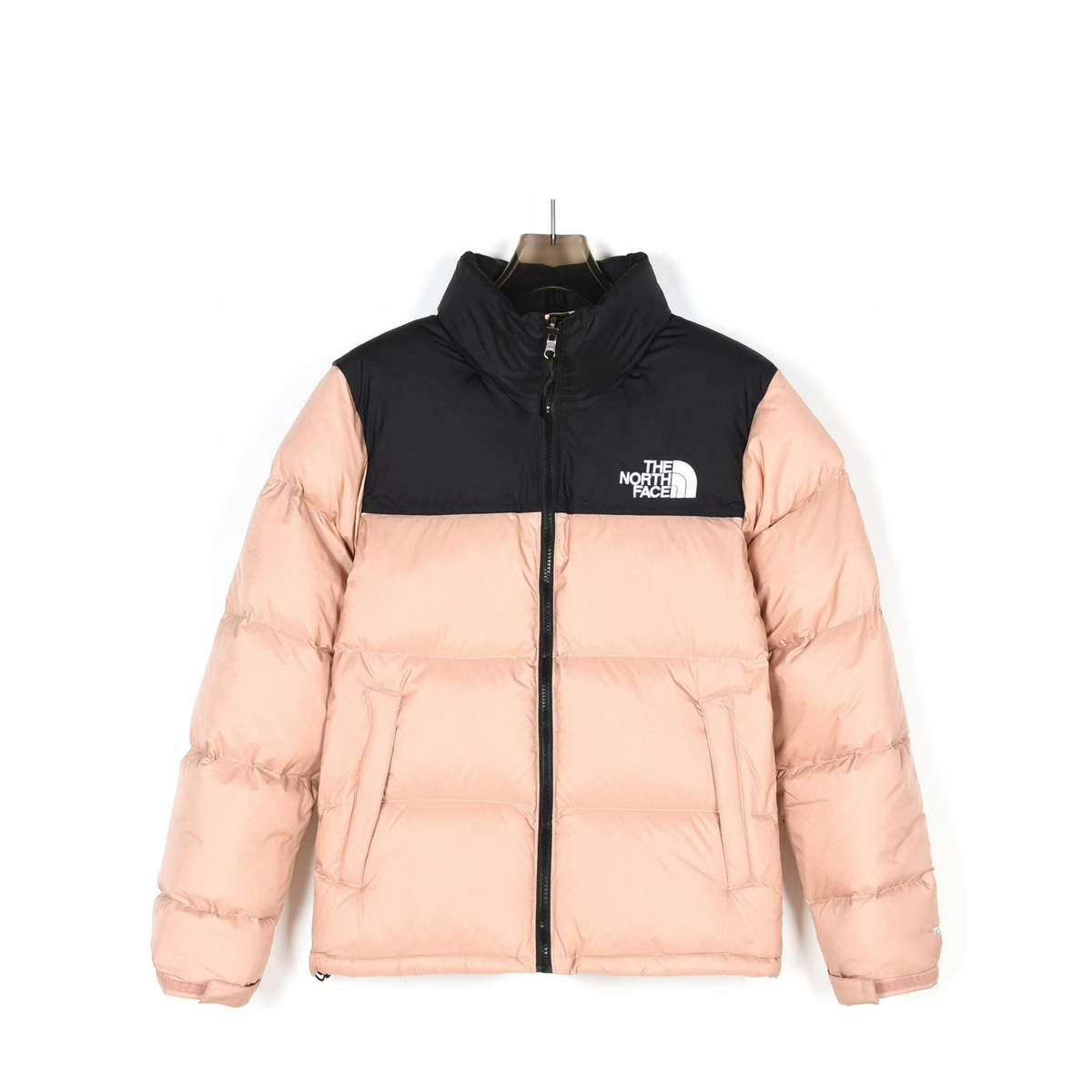 The North Face 1996 Retro Nuptse 700 Fill Puffer Jacket "Light Peach Color Block"