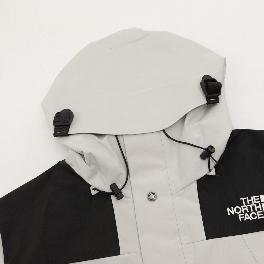 The North Face Mountain Series "Light Gray Black" Men Gore-Tex Waterproof Hooded Hard Shell Jacket
