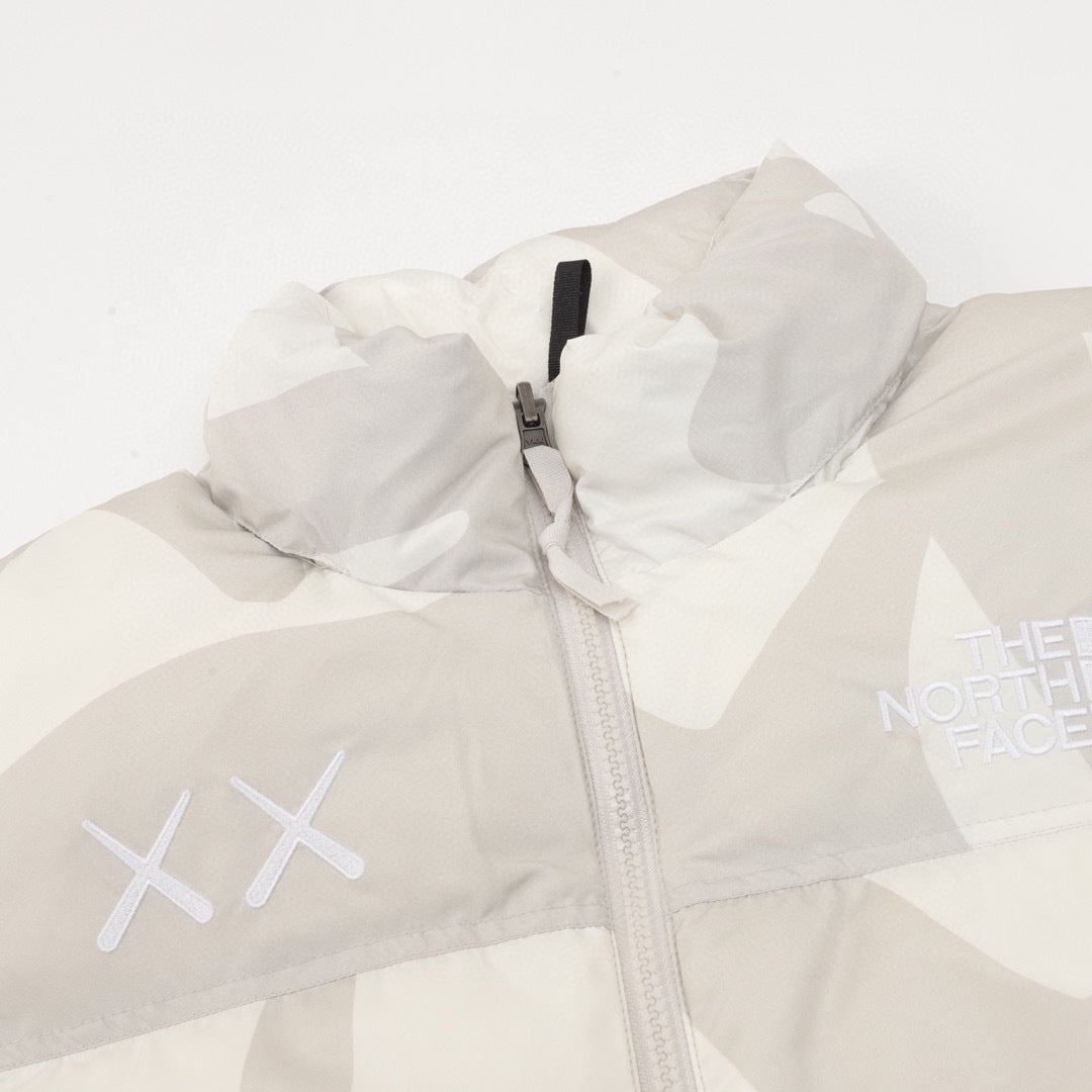 The North Face XX KAWS Series Puffer Jacket "Beige Camo"