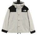 The North Face Mountain Series "Light Gray Black" Men Gore-Tex Waterproof Hooded Hard Shell Jacket