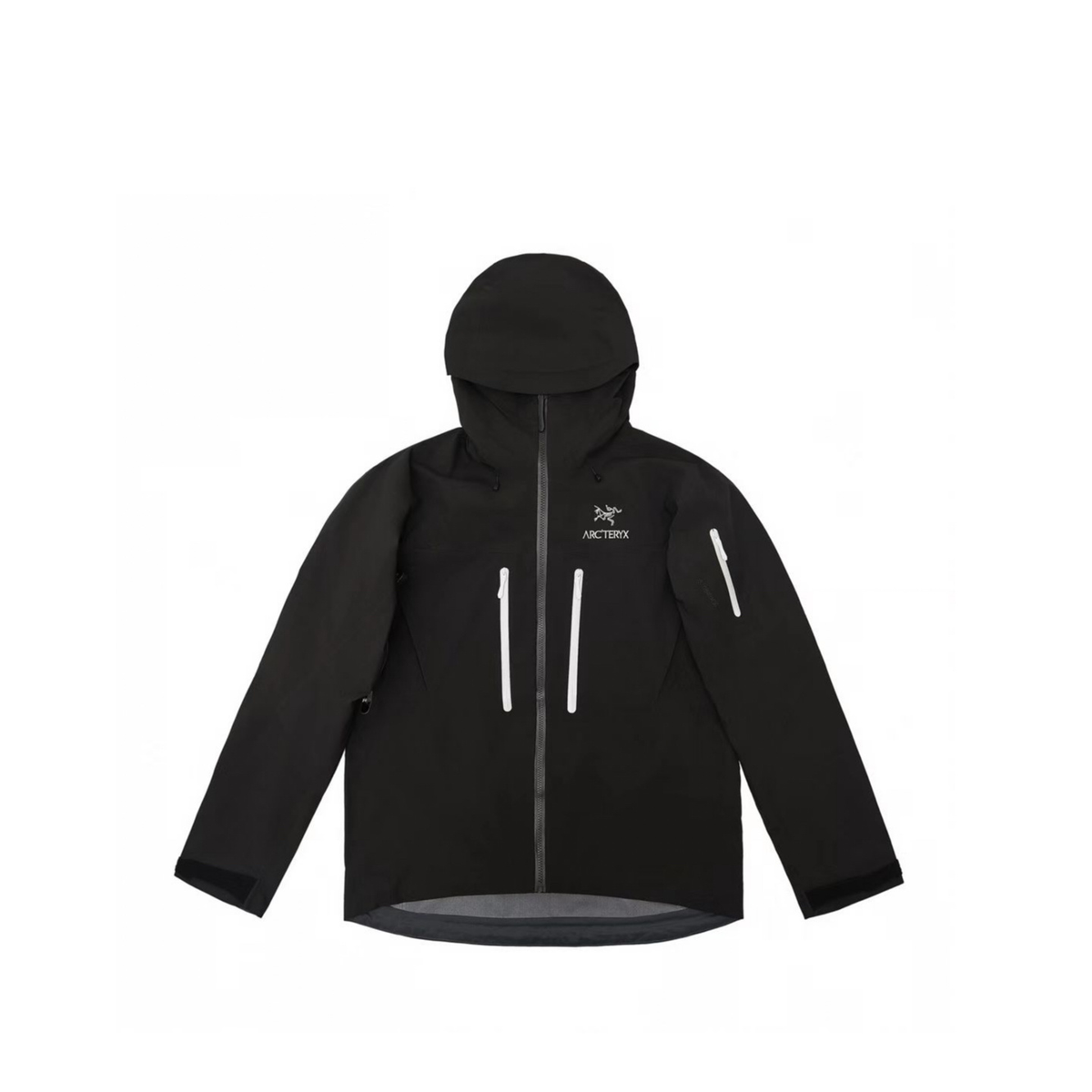 Arc'teryx Alpha SV Series Men's Hooded Waterproof Ski Jacket in "Black"