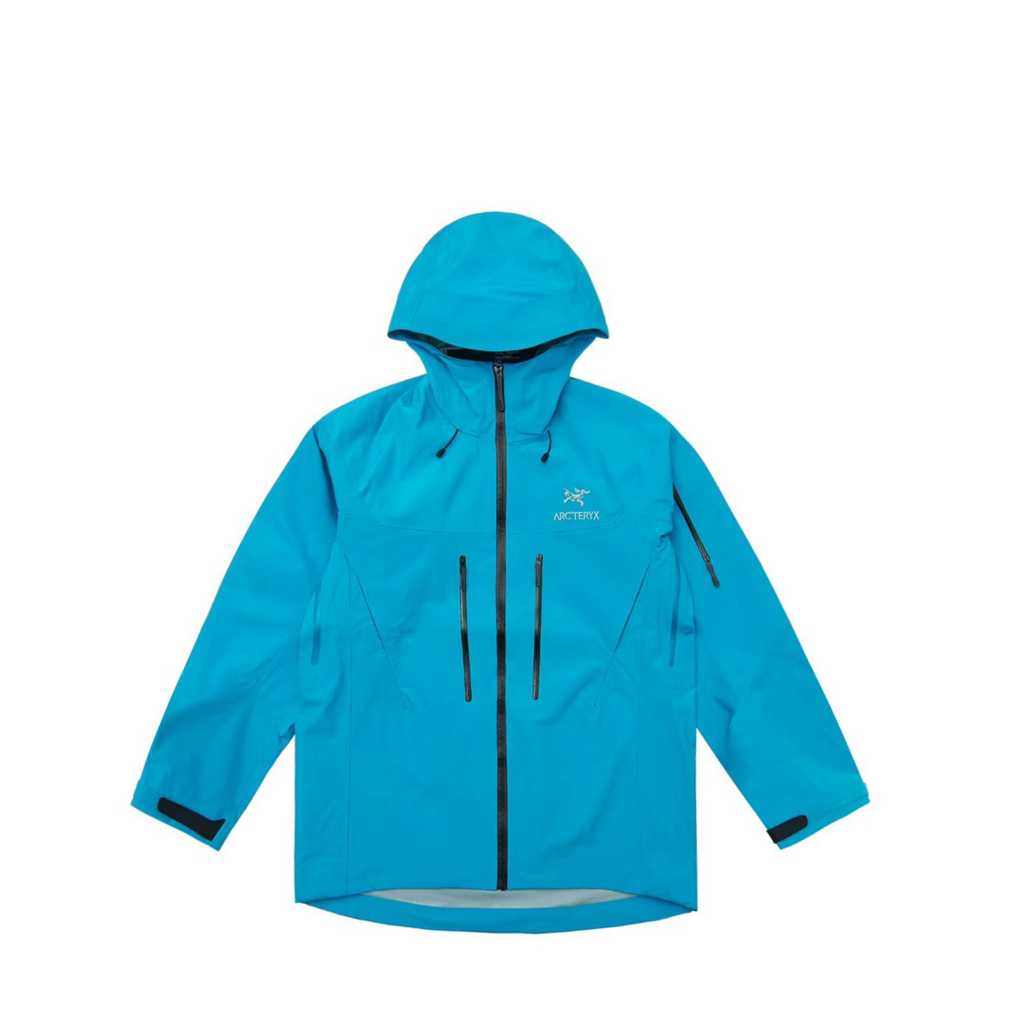Arc'teryx Alpha SV Series Men's GORE-TEX Waterproof Hooded Jacket "Bright Cyan Blue"