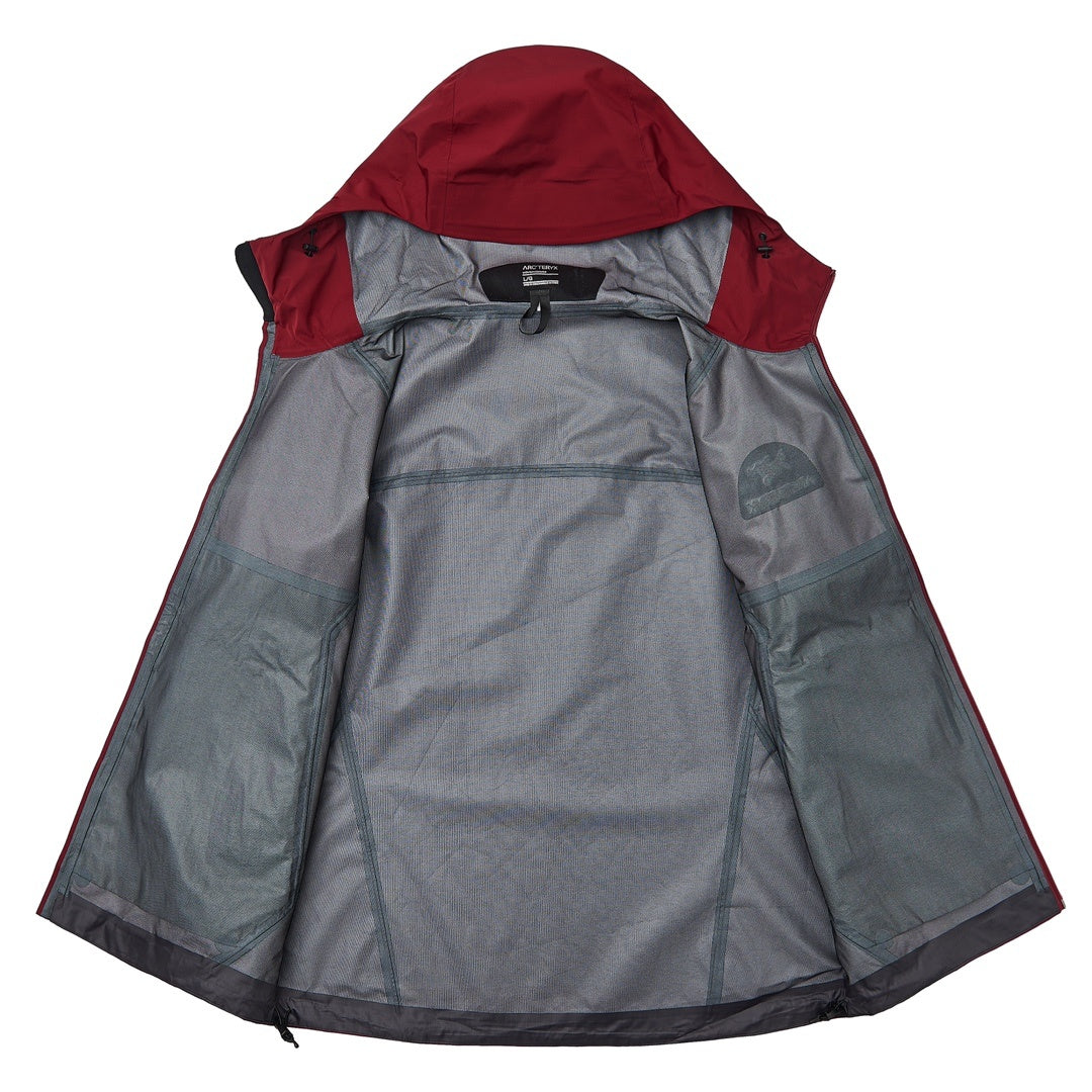 Arc'teryx Beta Series Men Hooded Waterproof Jacket "Burgundy"