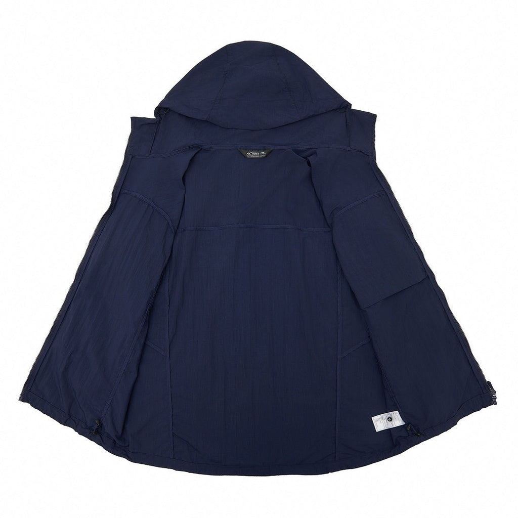 Arc'teryx Squamish Series Men's Hooded Windbreaker "Navy Blue"-Outdoor sun-protection clothing