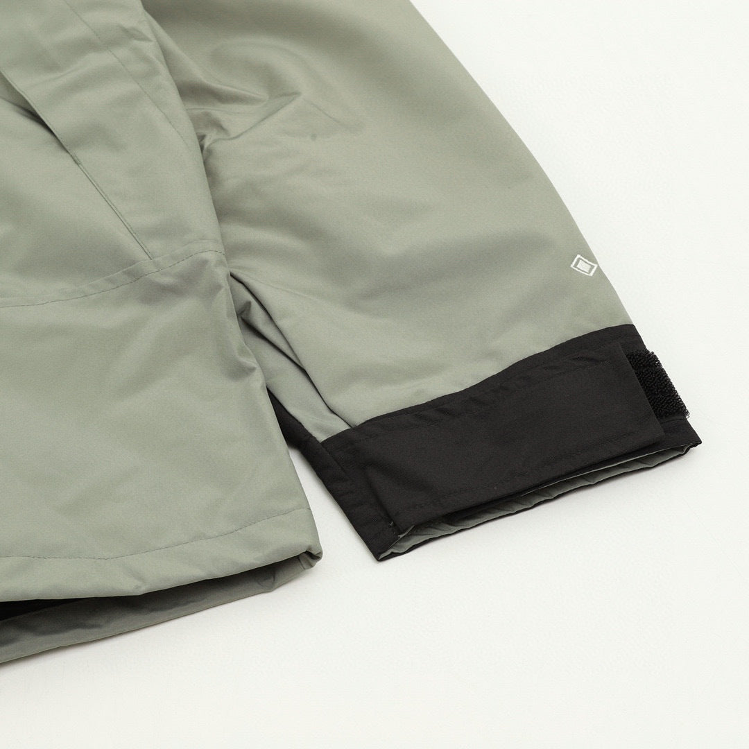 The North Face Mountain Series "Sage Green Black" Men Gore-Tex Waterproof Hooded Hard Shell Jacket