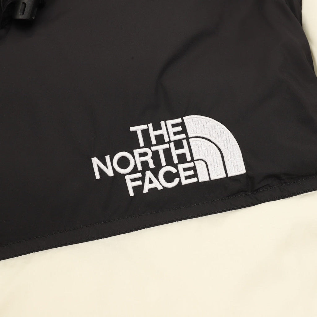 The North Face 1996 Retro Nuptse Series "Black White" Men Stand Collar Puffer Down Jacket