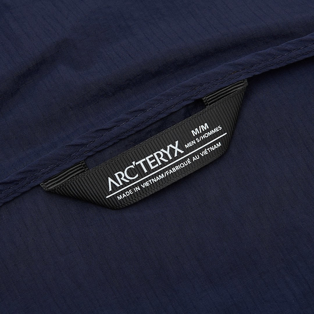 Arc'teryx Squamish Series Men's Hooded Windbreaker "Navy Blue"-Outdoor sun-protection clothing
