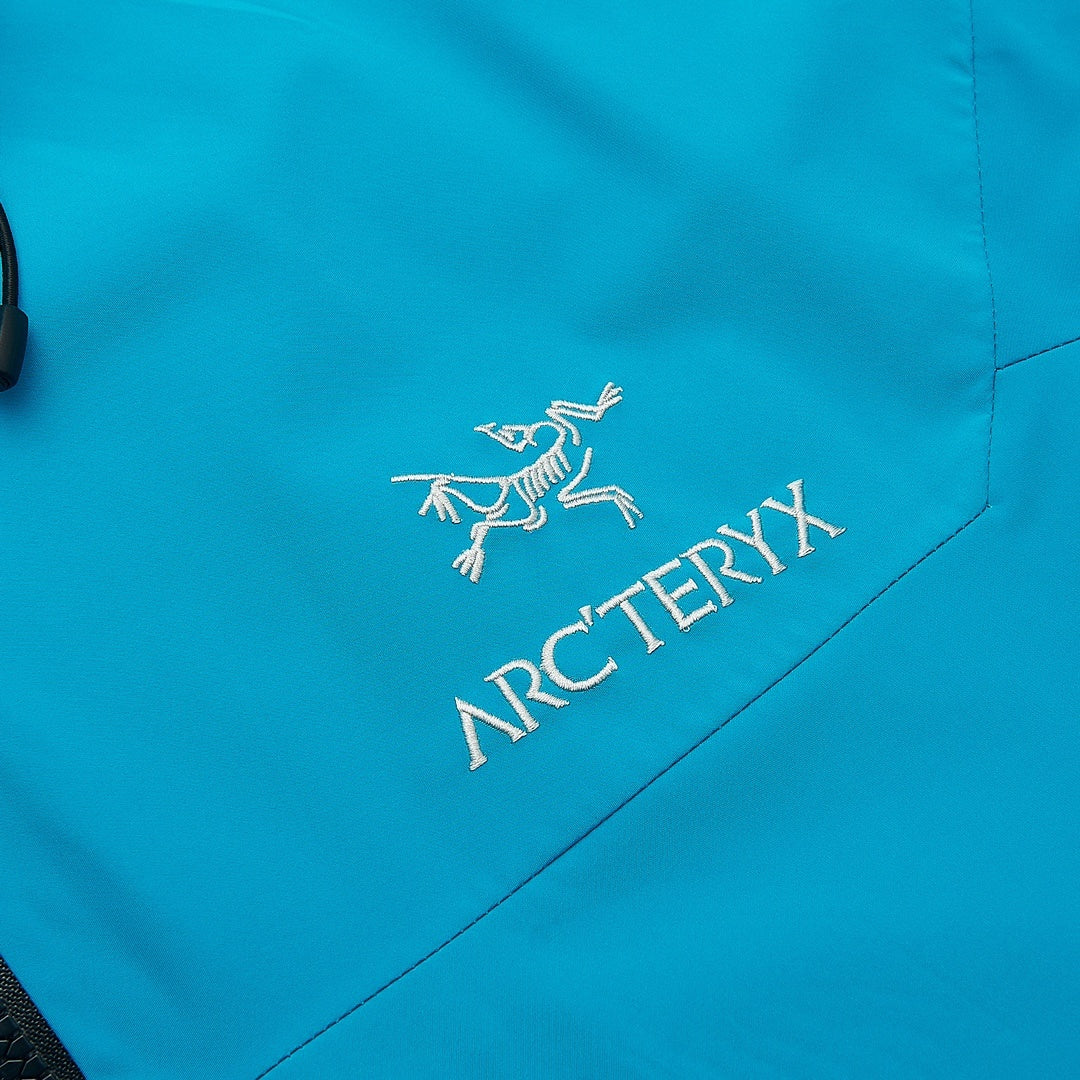 Arc'teryx Alpha SV Series Men's GORE-TEX Waterproof Hooded Jacket "Bright Cyan Blue"